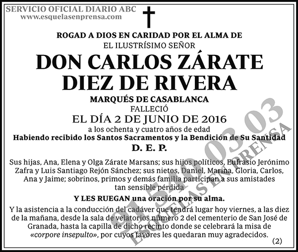 Carlos Zárate Diez de Rivera